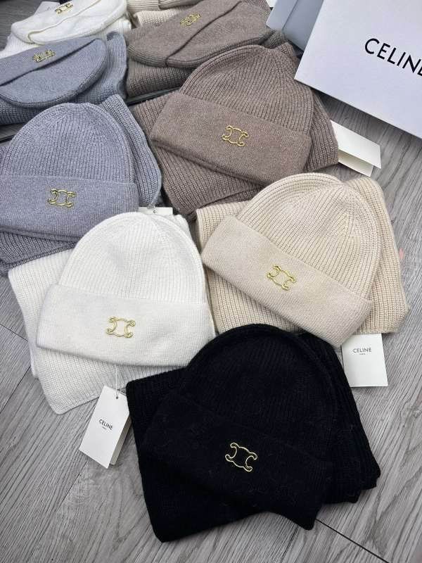 Celine Scarf Hat hm04